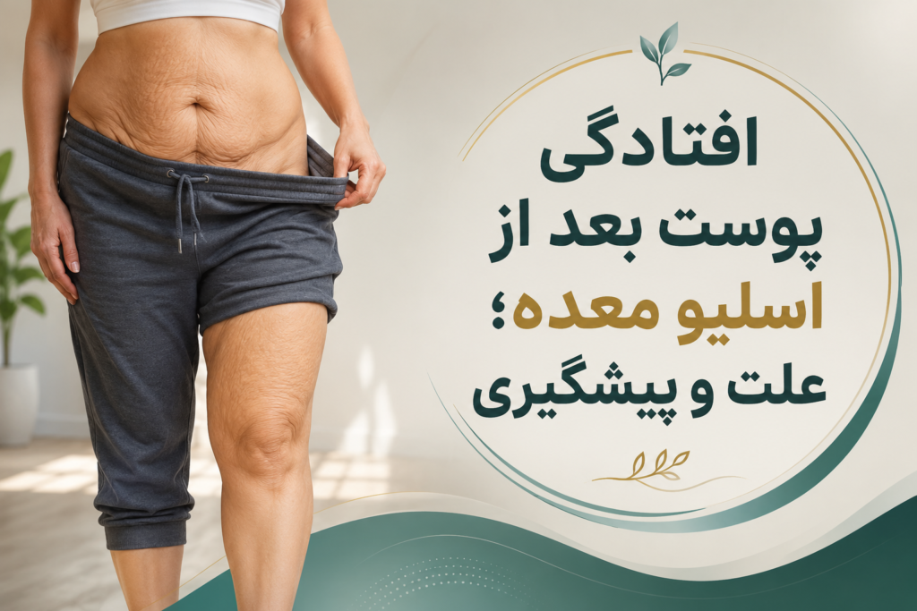 افتادگی پوست بعد از اسلیو معده 