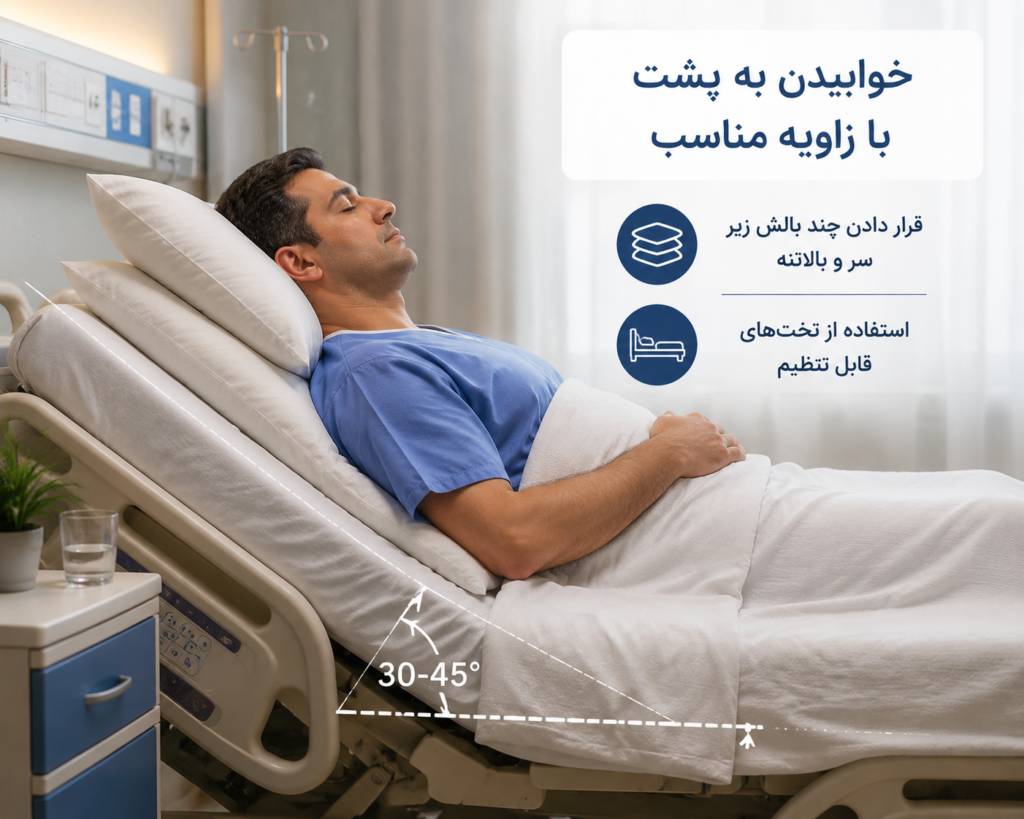 خوابیدن بعد از اسلیو معده 